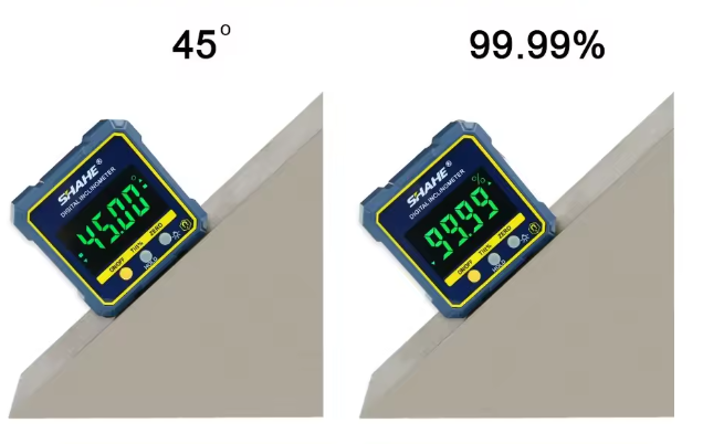 Digital Angle Gauge Magnetic Protractor Inclinometer Level Angle Finder with Backlight and Magnetic Base