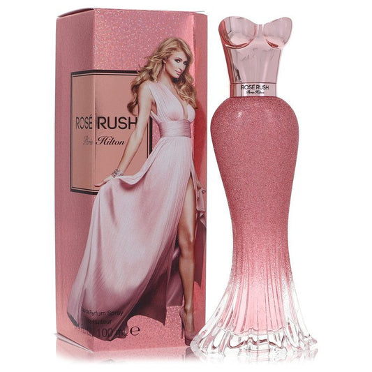 Paris Hilton Rose Rush Eau de Parfum - A Flirty Floral Delight Parfum Spray 3.4 oz (Women)