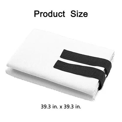 39.3" x 39.3" Emergency Fiberglass Fire Blankets -2-Pack