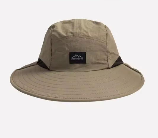 Summer Unisex Waterproof Quick-Dry Panama Sun Hat with Neck Flap