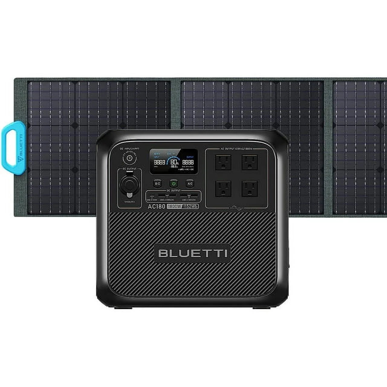 200W Solar Panel & 1152Wh Portable Power Station for Camping, Off-Grid Adventures, and Emergency Power Solutions