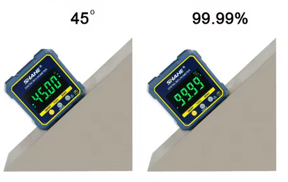 Digital Angle Gauge Magnetic Protractor Inclinometer Level Angle Finder with Backlight and Magnetic Base