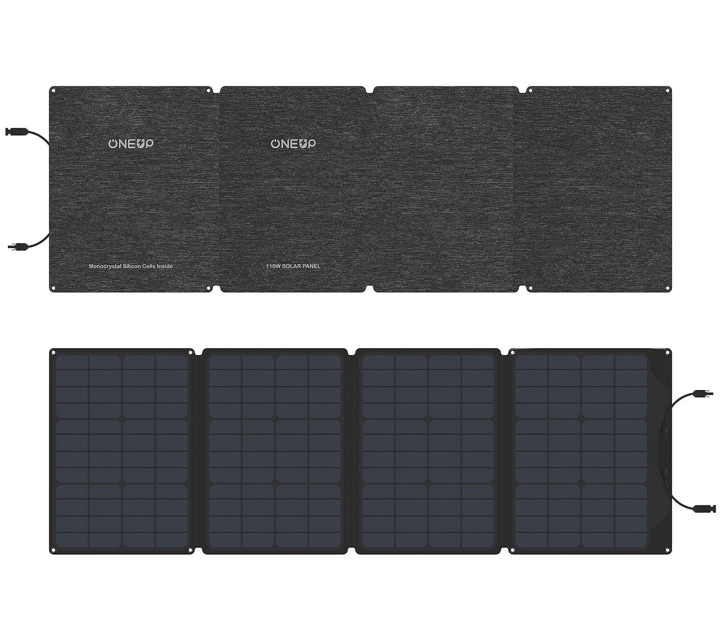 110W Foldable Portable Solar Panel - Waterproof IP67 Charger with Adjustable Kickstand for Camping, RV, and Off-Grid Power Solutions