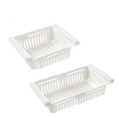 ISDE5 Box White Household Kitchenware, Daily Necessities Refrigerator Storage Box