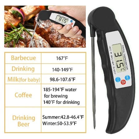 ISDE5 Digital Thermometer default Digital Instant Read Food/Meat Thermometer