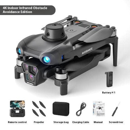 ISDE5 Drone video camera Infrared Obstacle Avoidance / Dual Electric Version Drone video Camera Three-Lens Aerial Photography