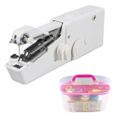 ISDE5 Hand sewing machine Handheld Portable Electric Sewing Machine Set Mini Household Handy Stitch Handheld Electric Sewing Machine