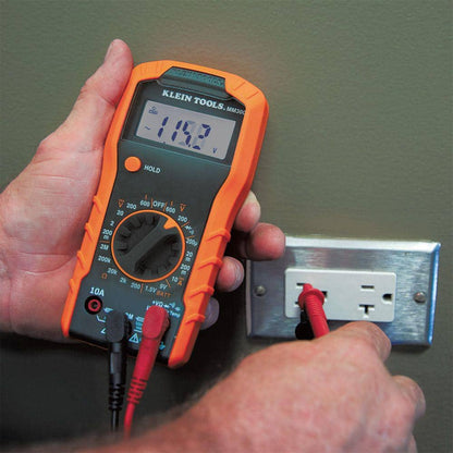 Electrical Test Kit with 600V AC/DC Multimeter, Non Contact Volt Tester, and Receptacle Tester