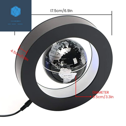 Magnetic Levitating Globe Lamp - A Stunning Light for Your Space!