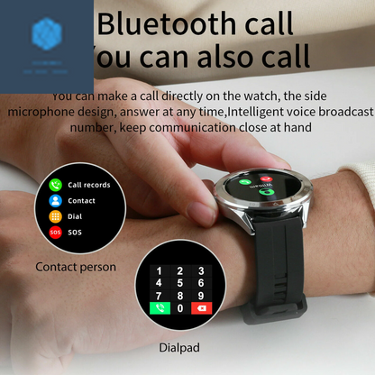 Waterproof Bluetooth Smart Watch Phone Mate Heart Rate Tracker for Ios Android