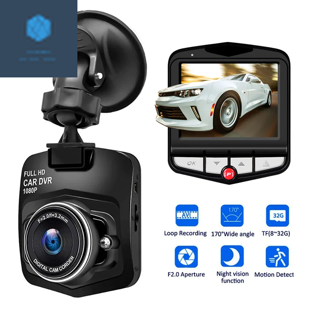 2.4'' Full HD 1080P Dash Cam with Night Vision & G-Sensor 