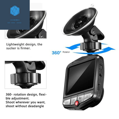 2.4'' Full HD 1080P Dash Cam with Night Vision & G-Sensor 