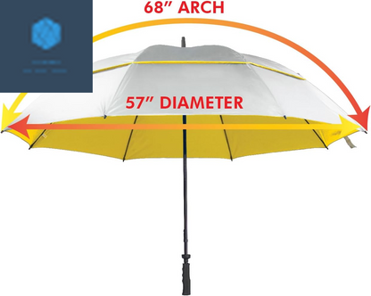 Suntek 68" UV Protection Wind Cheater Vented Canopy Umbrella