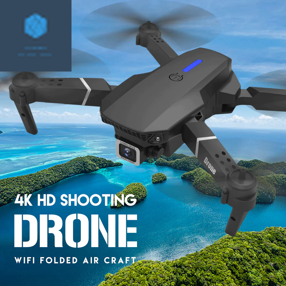 2023 Ultimate 4K HD Dual Camera RC Drone - Foldable Quadcopter with 4 Batteries & Wifi FPV