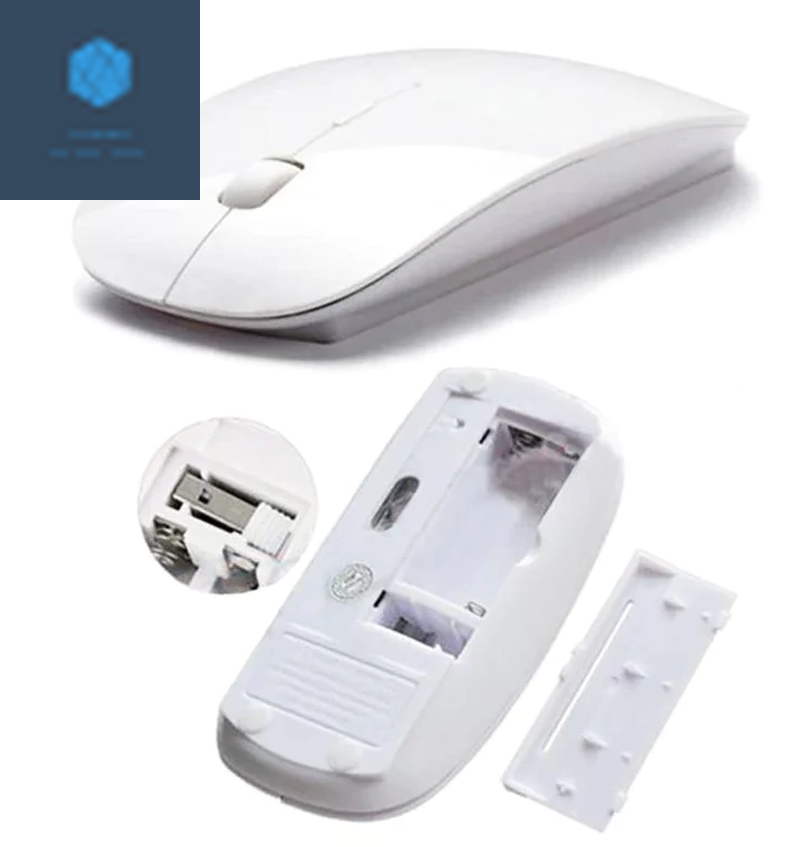 2.4Ghz USB Wireless Optical Mouse Mice for Apple Mac Macbook Pro Air PC