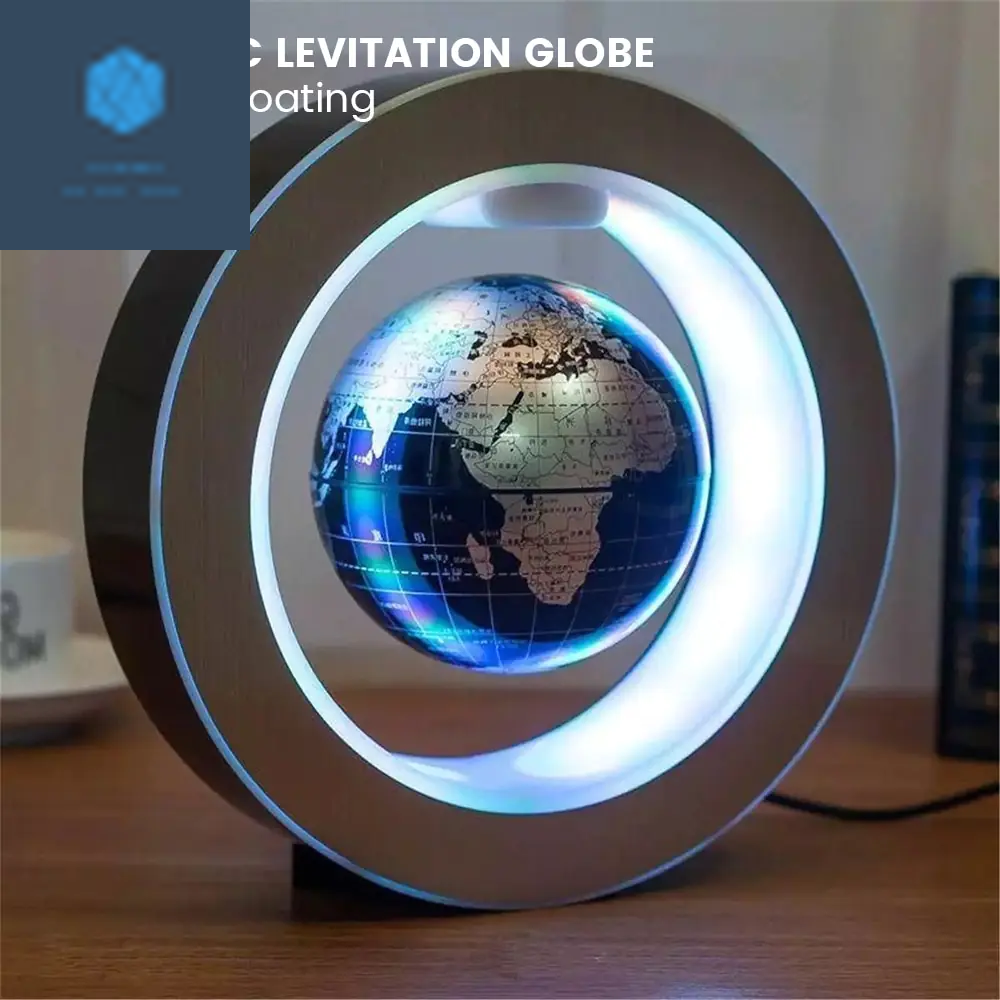 Magnetic Levitating Globe Lamp - A Stunning Light for Your Space!