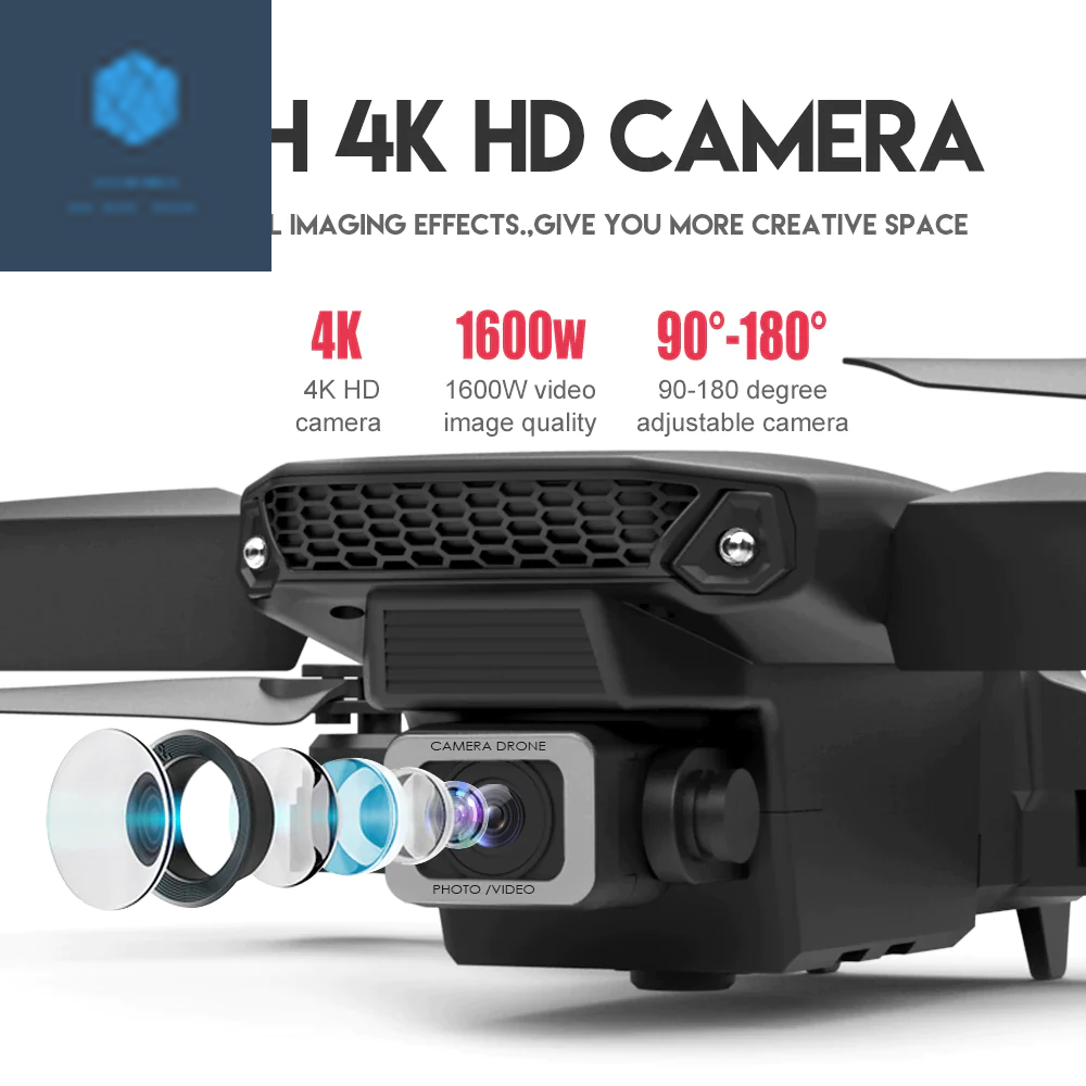 2023 Ultimate 4K HD Dual Camera RC Drone - Foldable Quadcopter with 4 Batteries & Wifi FPV