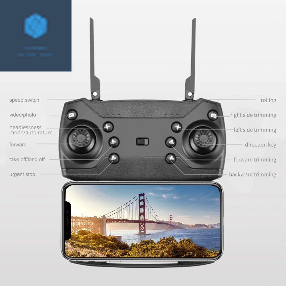 2023 Ultimate 4K HD Dual Camera RC Drone - Foldable Quadcopter with 4 Batteries & Wifi FPV