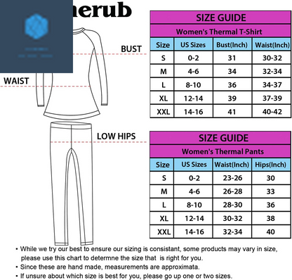 Women's Fleece Lined Thermal Underwear Set