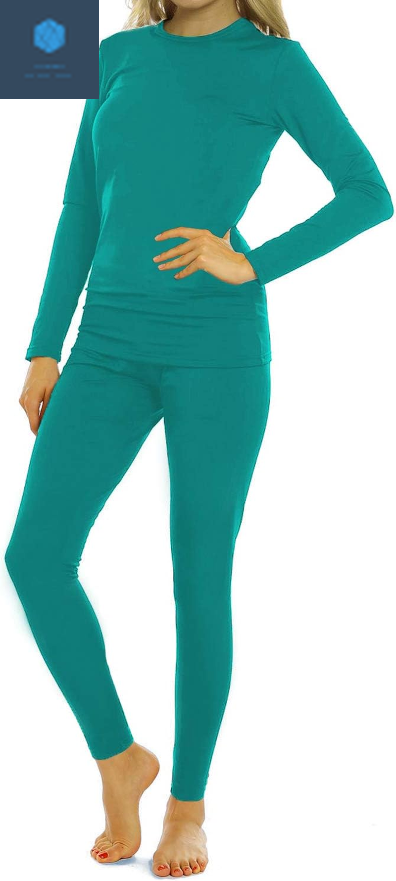 Women's Fleece Lined Thermal Underwear Set