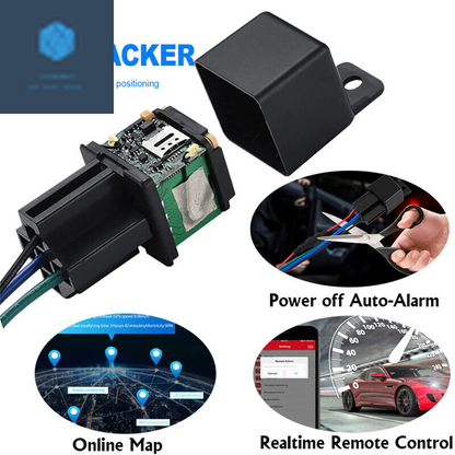 Real-Time GPS Tracker for Cars and Motorcycles - Anti-Theft GPRS GSM Locator Device